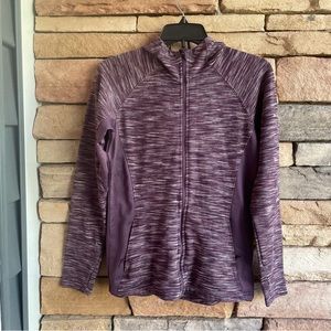Columbia purple hooded full zip active jacket Like New Small